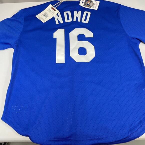 Hideo Nomo Los Angeles Dodgers Mitchell & Ness Jersey - Picture 2 of 6